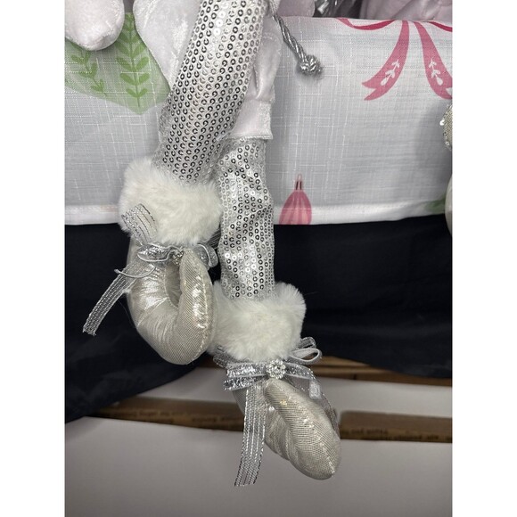 Christmas Elf Shelf Sitter Set, silver - Picture 8 of 8